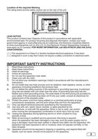 Hitachi 40C301 TV Operating Manual