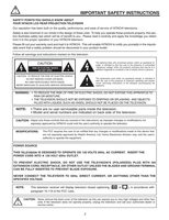 Hitachi 42V525 TV Operating Manual