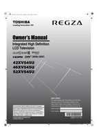 Toshiba 42XV545U 46XV545U 52XV545U TV Operating Manual