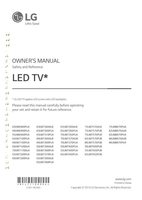 LG 49UM7300PUA TV Operating Manual