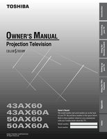 Toshiba 43AX60 TV Operating Manual