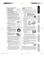 Toshiba 50HP16 TV Operating Manual