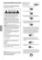 LG 50LF6100 TV Operating Manual