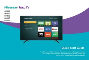 Hisense 50R6E TV Operating Manual