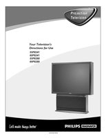 Philips 50P8241 55P8241 55P8288 TV Operating Manual