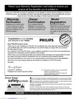 Philips 55P8341A TV Operating Manual