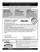 Philips 51PP9303H 51PW9303 TV Operating Manual