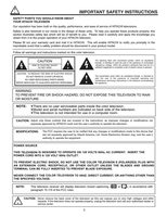 Hitachi 53SBX10 53SBX10B TV Operating Manual