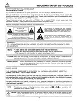 Hitachi 43FDX15B 43FDX20B 53FDX20B TV Operating Manual