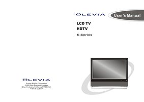 Olevia 527V 532H 537H TV Operating Manual