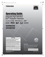 Toshiba 50HMX96 56HMX96 TV Operating Manual