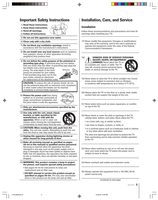 Toshiba 57HLX82 Consumer Electronics Operating Manual