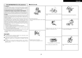 Denon DCM290 Audio/Video Receiver Operating Manual