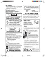 Toshiba 62HM14OM TV Operating Manual