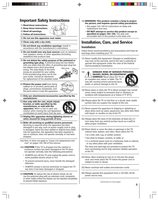 Toshiba 46HM15 62HM15A TV Operating Manual