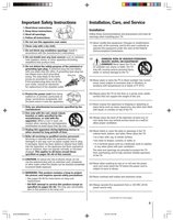 Toshiba 62HM84OM TV Operating Manual