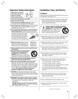 Toshiba 52HMX84 62HMX84 TV Operating Manual