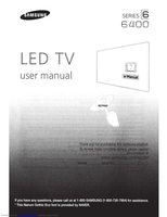 Samsung UN60H6400AFXZA TV Operating Manual