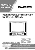 Philips 19TVD4S 6719DE 6719DES TV Operating Manual