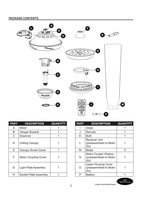 Harbor Breeze 0451821 Portes Ceiling Fan Ceiling Fan Operating Manual