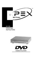 Apex AD1110W DVD Player Operating Manual