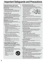 Panasonic AG513FOM TV Operating Manual