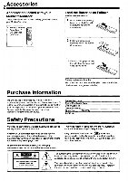 Panasonic AG513E AG520E TV/VCR Combo Operating Manual