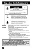 JVC AV20F476 AV27F476 AV32F476 TV Operating Manual