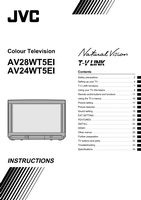 JVC AV24WT5EIS AV28WT5EIS TV Operating Manual