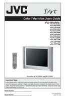 JVC AV27F704 AV27FA44 AV27FA54 TV Operating Manual