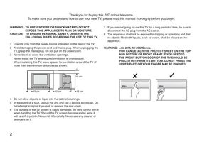 JVC AV21MS15 AV29MS15 TV Operating Manual