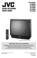 JVC AV27260 AV32230 AV32260 TV Operating Manual