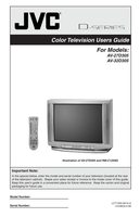 JVC AV27D305 AV32D305 TV Operating Manual