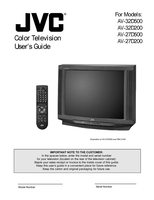 JVC AV27D200 AV27D500 AV32D200 TV Operating Manual