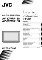 JVC AV28WFR1EK AV32WFR1EK TV Operating Manual