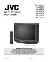 JVC AV36D501OM TV Operating Manual