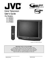 JVC AV27D800 AV27D800A AV32D800 TV/VCR Combo Operating Manual