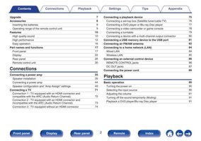 Marantz AV7703 Audio/Video Receiver Operating Manual