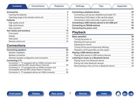 Denon AVRS530BT Audio/Video Receiver Operating Manual