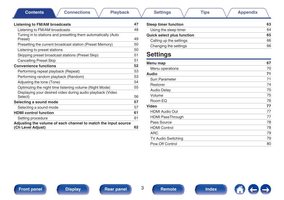 Denon AVRS540BT Audio/Video Receiver Operating Manual