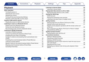 Denon AVRS640H Audio/Video Receiver Operating Manual