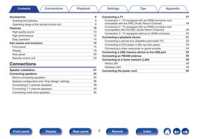 Denon AVRS730H Audio/Video Receiver Operating Manual