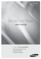 Samsung BDC5500 Blu-Ray DVD Player Operating Manual