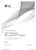 LG BD570 Blu-Ray DVD Player Operating Manual