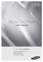 Samsung BDP1590 Blu-Ray DVD Player Operating Manual