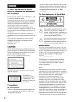 Sony BDVE300 BDVT10 BDVT11 Audio/Video Receiver Operating Manual