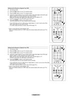 Samsung BN5900598A Programming Instructions  Codes Only TV Operating Manual