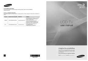 Samsung LN32A300 TV Operating Manual