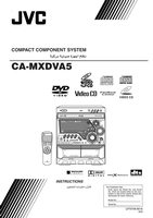 JVC CAMXDVA5 MXDVA5 Audio/Video Receiver Operating Manual