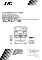 JVC CAMXJ100 CAMXJ150R MXJ100 Audio System Operating Manual